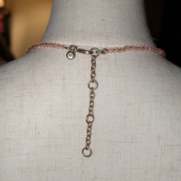 J. Crew Pastel Beaded Long Drop Adjustable Fluorescent Tassel Pendant Necklace - Picture 4 of 4